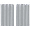 Vidaxl voile gordijn 2 pcs donkergrijs 140 x 140 cm polyester