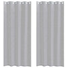 Vidaxl voile gordijn 2 pcs donkergrijs 245 x 140 cm polyester