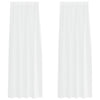 Vidaxx cortina de gasa con cortinas 2 piezas blanco 260 x 140 cm poliéster