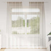 Tenda in voile Vidaxl con tende 2 pezzi sabbia 225 x 140 cm poliestere