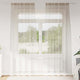 Vidaxl cortina de voile con cortinas 2 piezas arena 225 x 140 cm poliéster