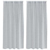 Vidaxl voile gordijn 2 pcs donkergrijs 175 x 140 cm polyester