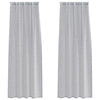 Vidaxl voile gordijn 2 pcs donkergrijs 245 x 140 cm polyester