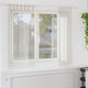 Vidaxl cortina de gasa con cortinas 2 piezas crema 175 x 140 cm poliéster