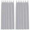 Vidaxl voile gordijn 2 pcs donkergrijs 260 x 140 cm polyester