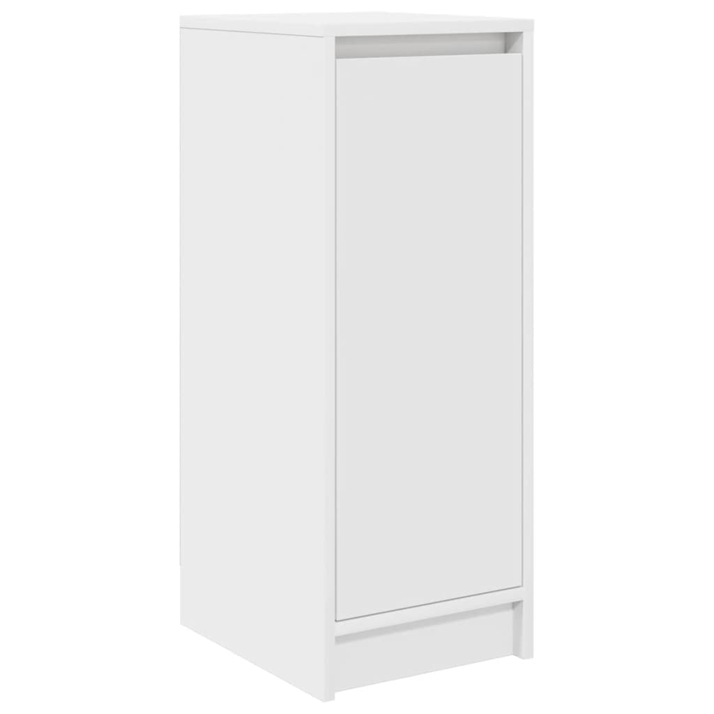 Vidaxx zapatero 29,5x34x76 cm madera contrachapada blanco