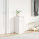 Vidaxx zapatero 29,5x34x76 cm madera contrachapada blanco