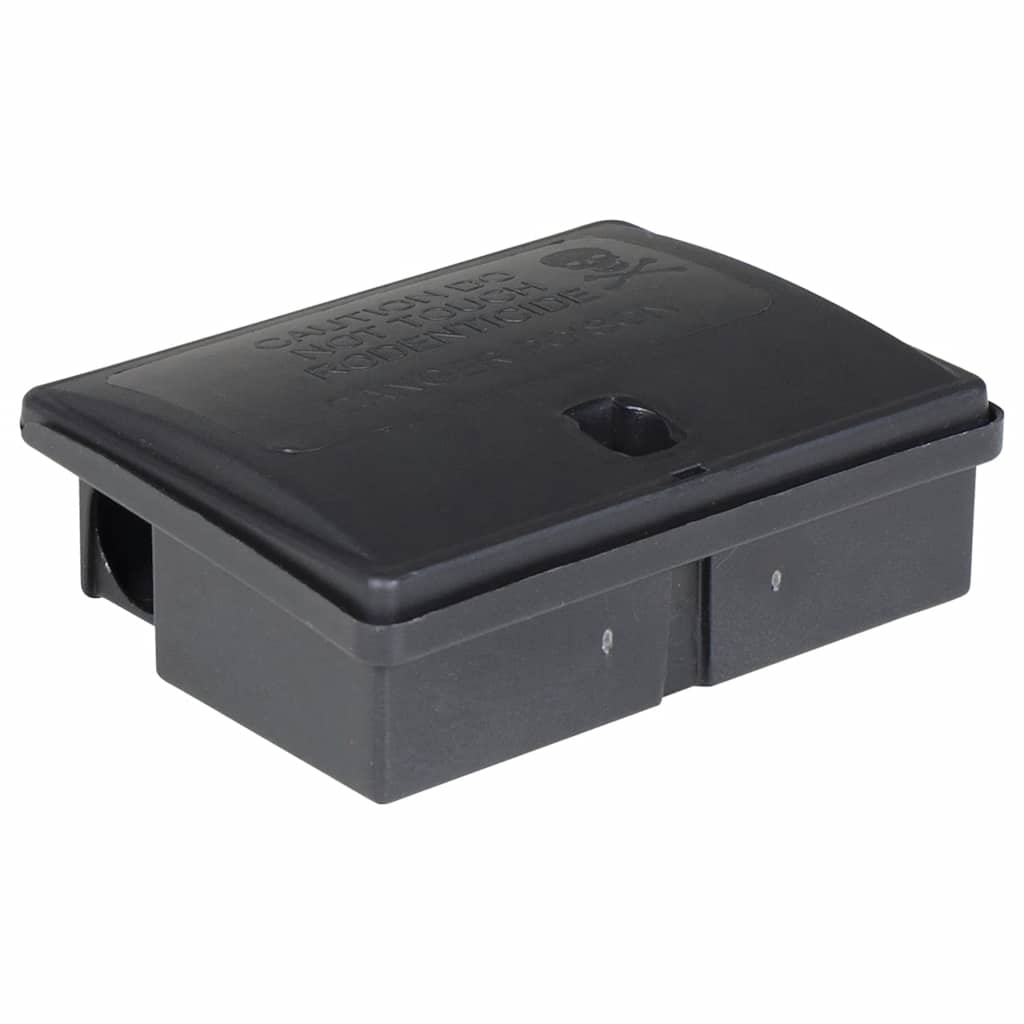 Trappole per topi VidaXL 5 pz 13x10x4 cm nere