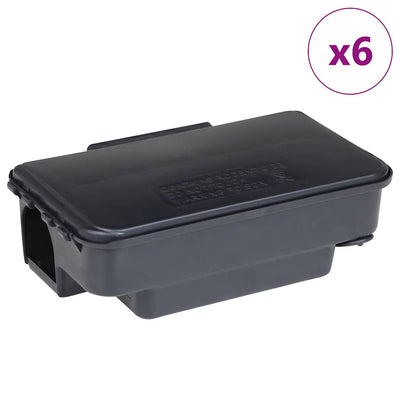 Vidaxx mouse traps 6 pcs 22x12.5x7.5 cm black