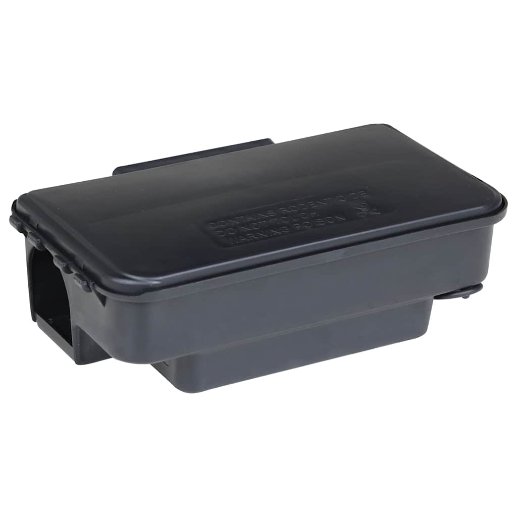 Trappole per topi VidaXL 12 pz 22x12,5x7,5 cm nere