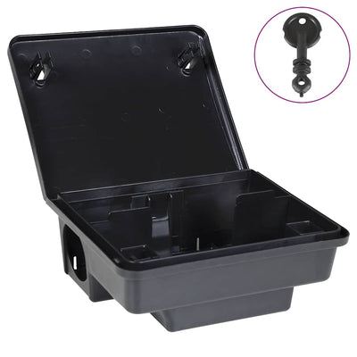 VidaXL mouse traps 4 pcs 23x19x9.5 cm black