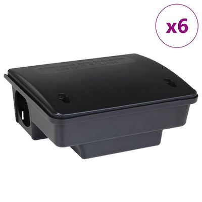 Vidaxx mouse traps 6 pcs 23x19x9.5 cm black