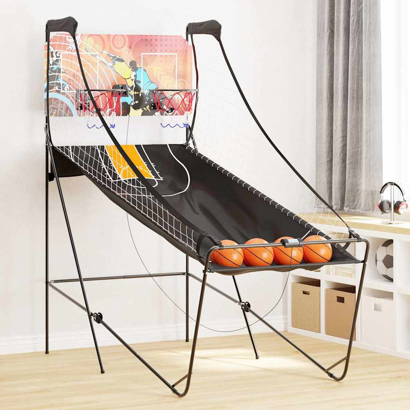 Arcade di basket Vidaxl con 4 palloni per 2 giocatori