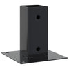 Piedini quadrati Vidaxx 4 pezzi 71x71 mm in acciaio verniciato a polvere antracite