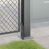 Vidaxx piedi quadrati piedini 4 pezzi 91x91 mm in acciaio verniciato a polvere antracite