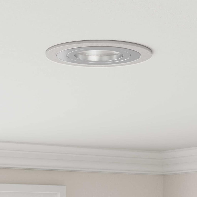 Faretto VidaXL 24 pz argento 9 x 9 x 2 cm alluminio