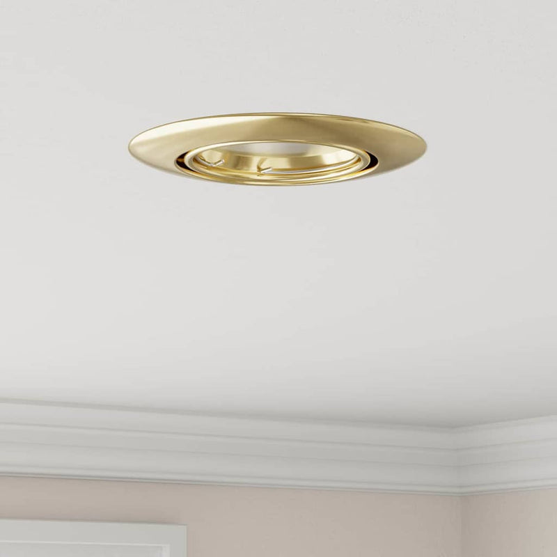 VidaXL spot 24 piezas oro 9 x 9 x 2,5 cm metal