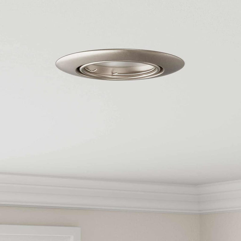 VidaXL spot 6 pz argento 9 x 9 x 2,5 cm in metallo
