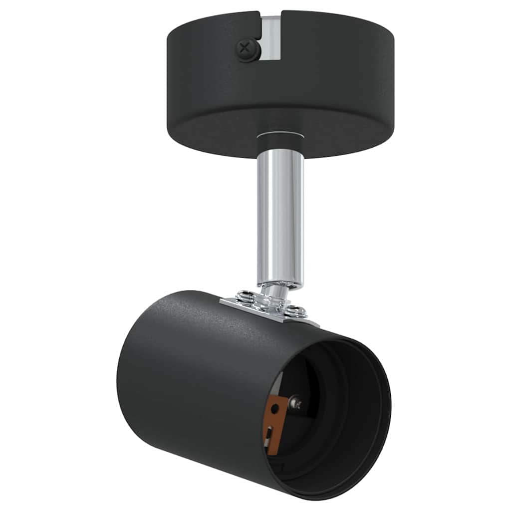 Vidaxx foco de techo con focos negro 6,5 x 6 x 11,5 cm metal