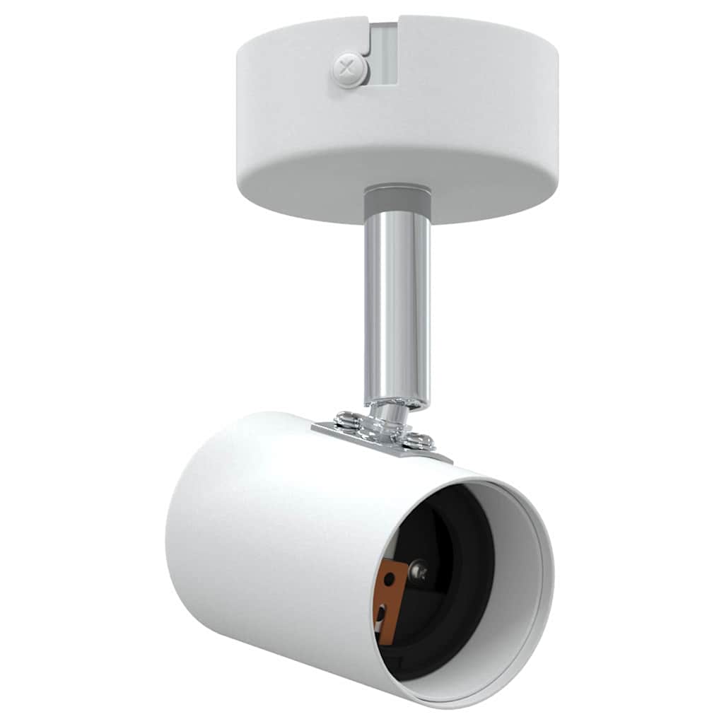 Faretto da soffitto Vidaxxl con faretti bianco 6,5 x 6 x 11,5 cm in metallo