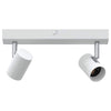 Vidaxl plafondspot met schijnwerpers wit 26 x 6,5 x 11,5 cm metaal
