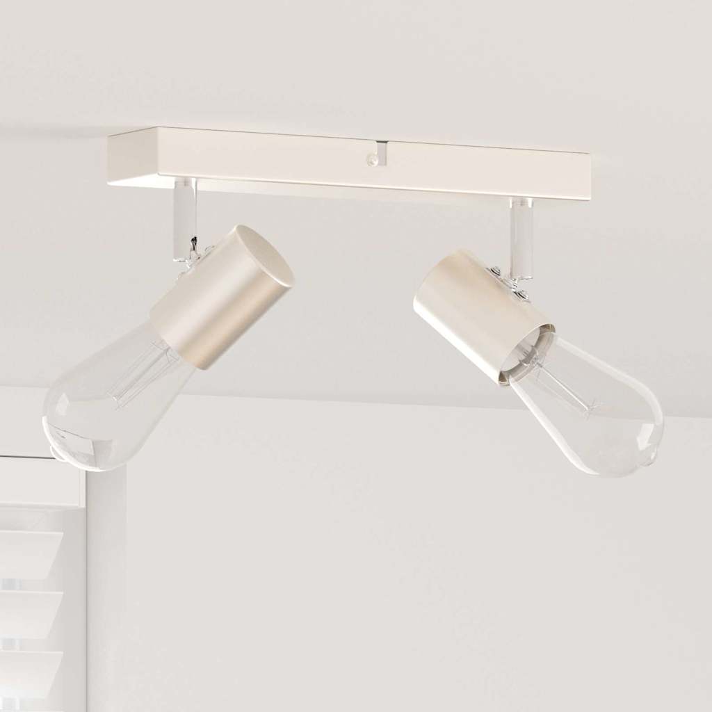 Vidaxxl foco de techo con focos níquel 26 x 6,5 x 11,5 cm metal