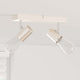 Vidaxxl foco de techo con focos níquel 26 x 6,5 x 11,5 cm metal