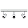 Vidaxl plafondspot met schijnwerpers wit 38 x 6,5 x 11,5 cm metaal