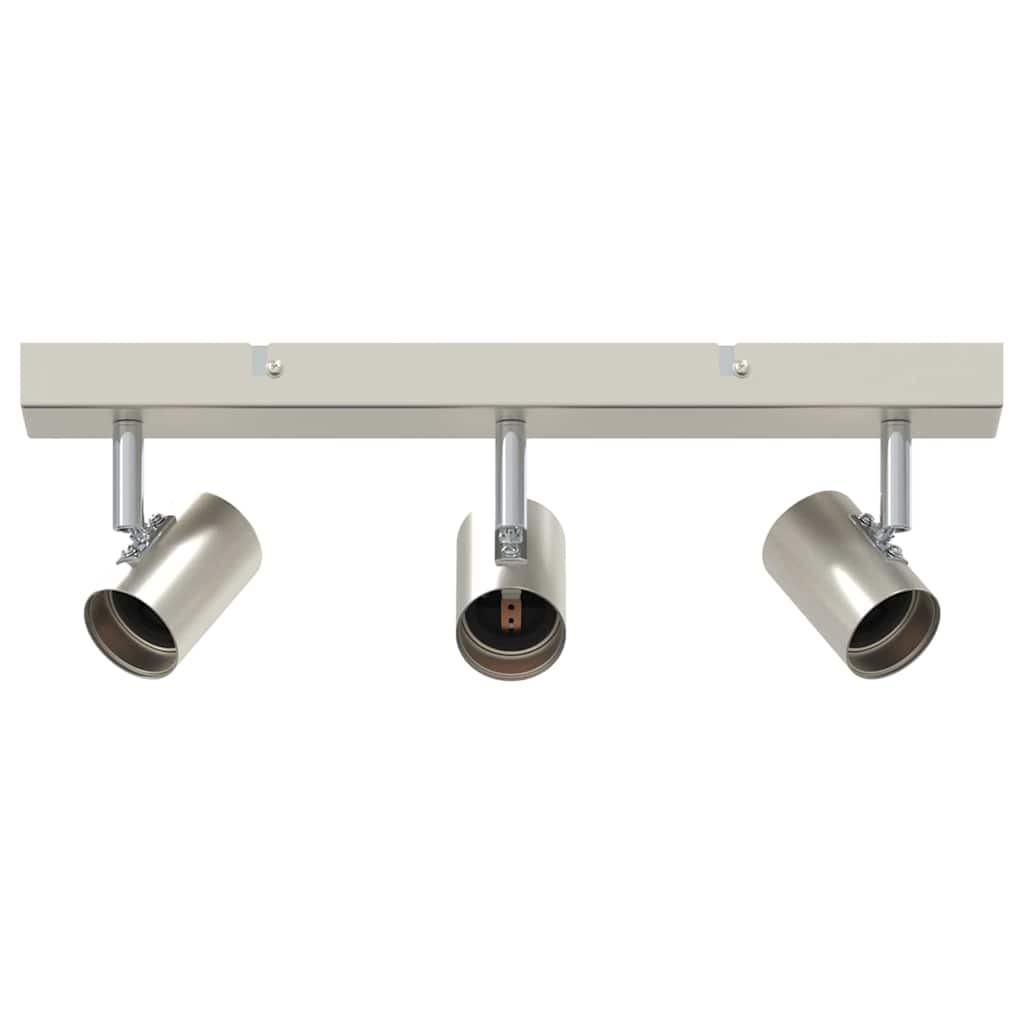 Vidaxxl foco de techo con focos níquel 38 x 6,5 x 11,5 cm metal