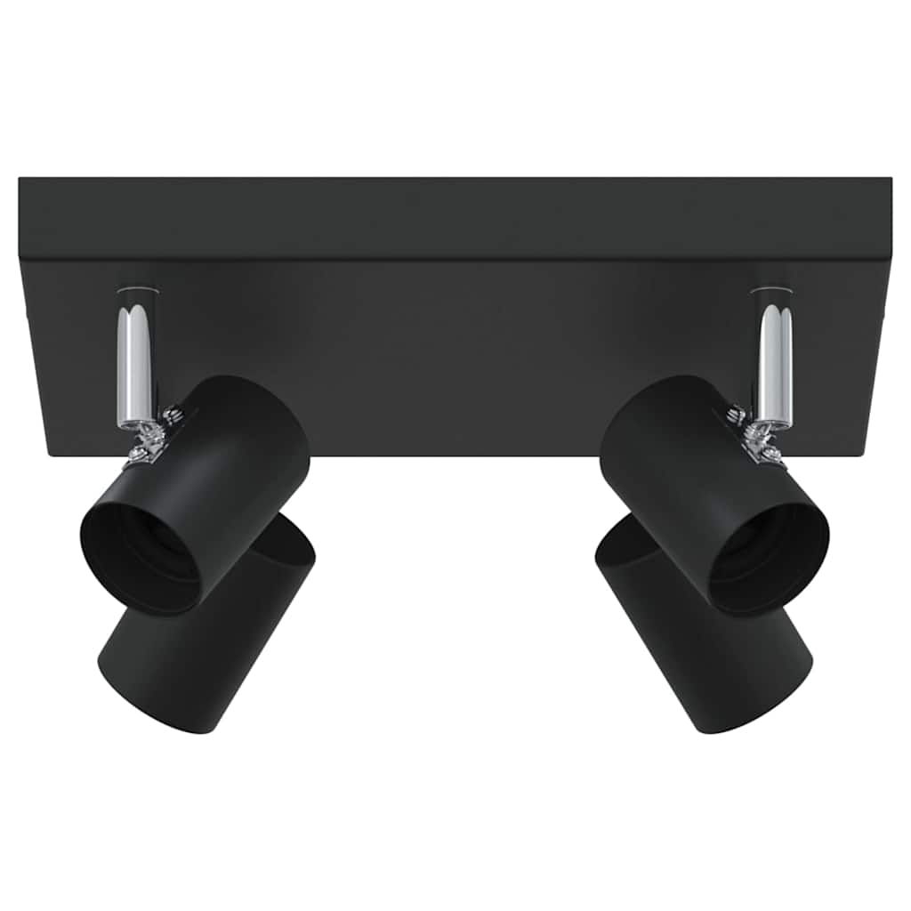 Vidaxx foco de techo con focos negro 26,5 x 26 x 11,5 cm metal