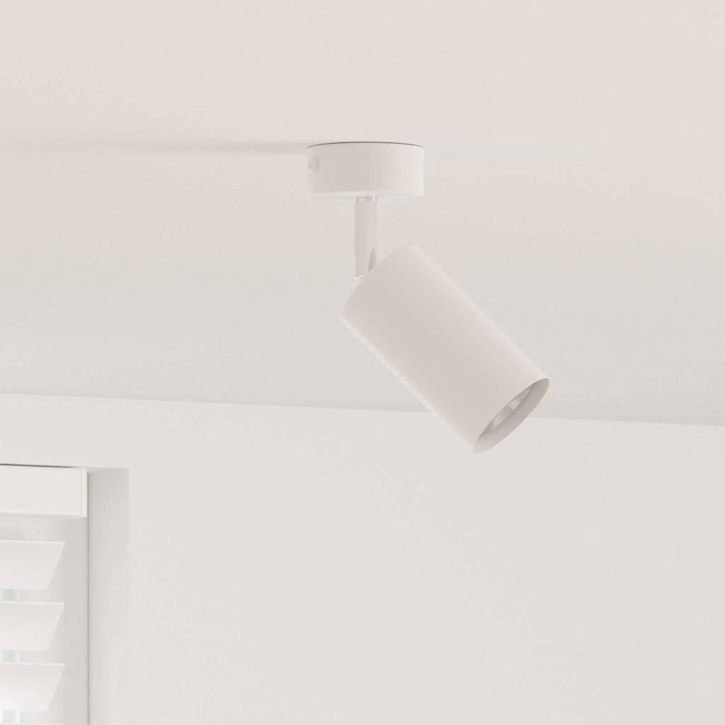 Vidaxl plafondspot met schijnwerpers wit 6 x 6 x 16 cm metaal