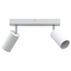 Vidaxl plafondspot met schijnwerpers wit 26 x 6 x 16 cm metaal