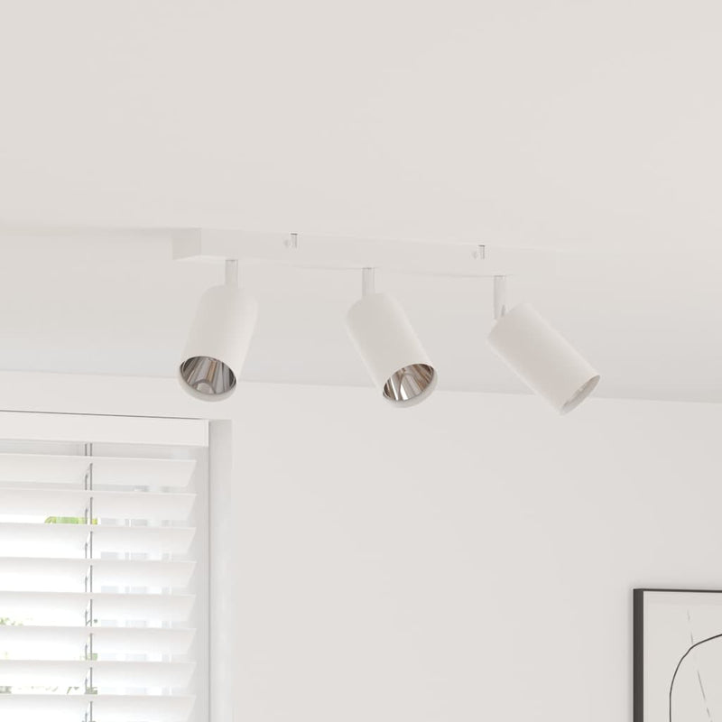 Faretto da soffitto Vidaxx con faretti bianco 38 x 6 x 16 cm in metallo