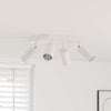Vidaxx foco de techo con focos blanco 26 x 26 x 16 cm metal