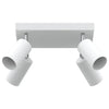 Vidaxl plafondspot met schijnwerpers wit 26 x 26 x 16 cm metaal