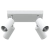 Vidaxx foco de techo con focos blanco 26 x 26 x 16 cm metal