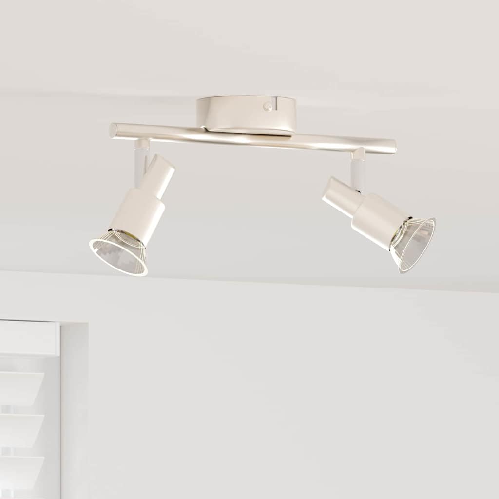 Faretto da soffitto Vidaxx con faretti nichel 25,5 x 8 x 11 cm in acciaio