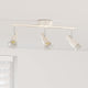 Vidaxxl foco de techo con focos níquel 39 x 10,5 x 10,5 cm acero