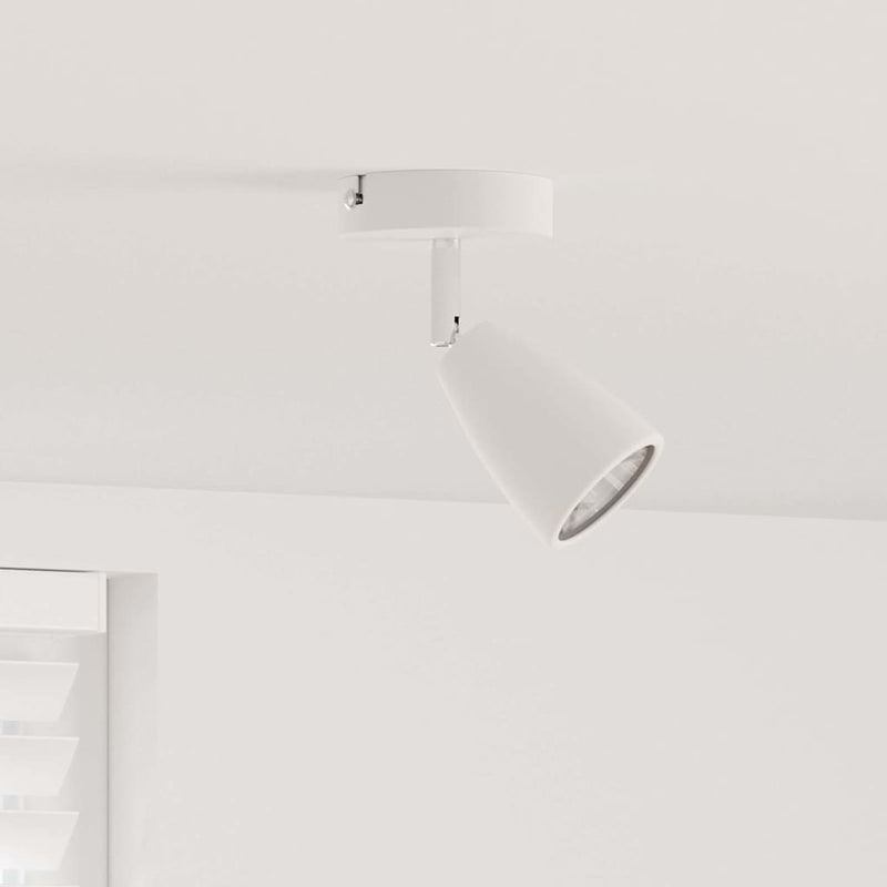 Vidaxl plafondspot met schijnwerpers wit 25.5 x 8 x 16 cm metaal