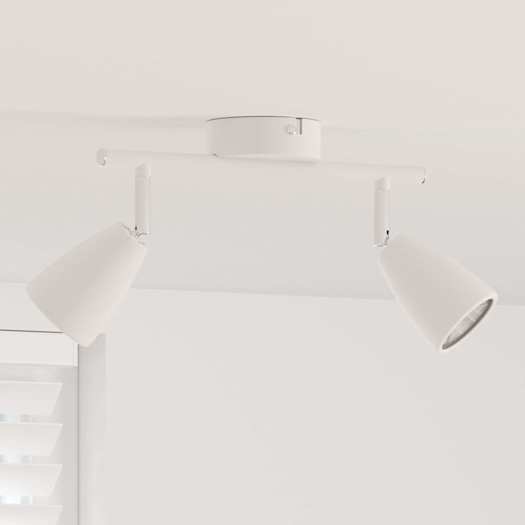 Vidaxx foco de techo con focos blanco 25,5 x 8 x 16 cm metal
