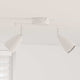 Vidaxx foco de techo con focos blanco 25,5 x 8 x 16 cm metal