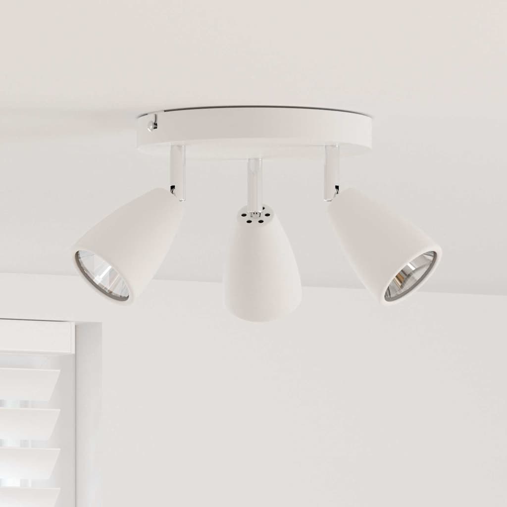 Vidaxx foco de techo con focos blanco 19 x 19 x 14,5 cm metal