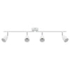 Vidaxx foco de techo con focos blanco 25,5 x 8 x 16 cm metal