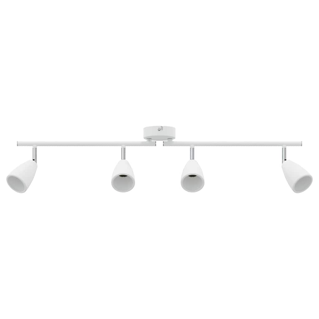Vidaxl plafondspot met schijnwerpers wit 25.5 x 8 x 16 cm metaal