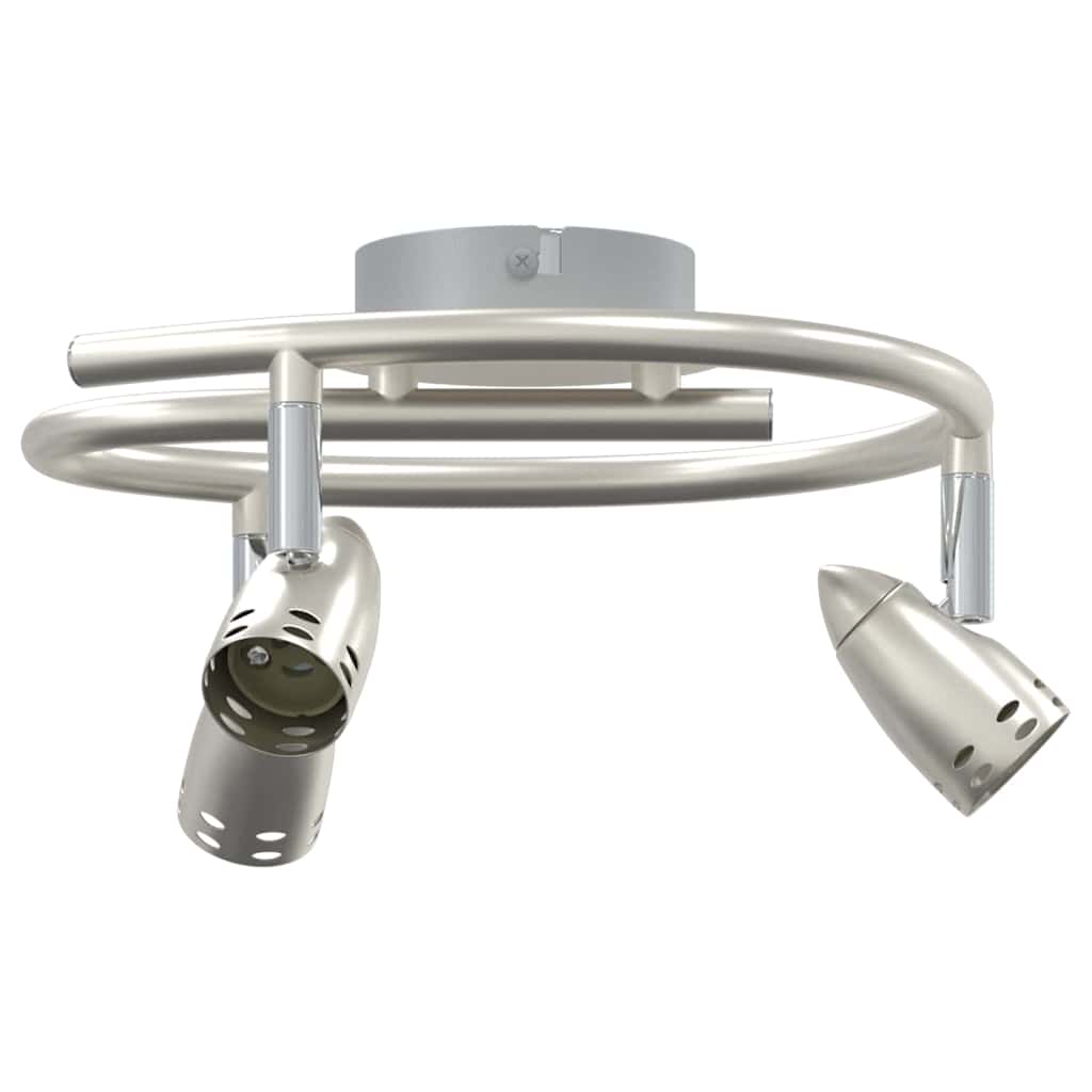 Faretto da soffitto Vidaxx con faretti nichel 27 x 10 x 12 cm in metallo