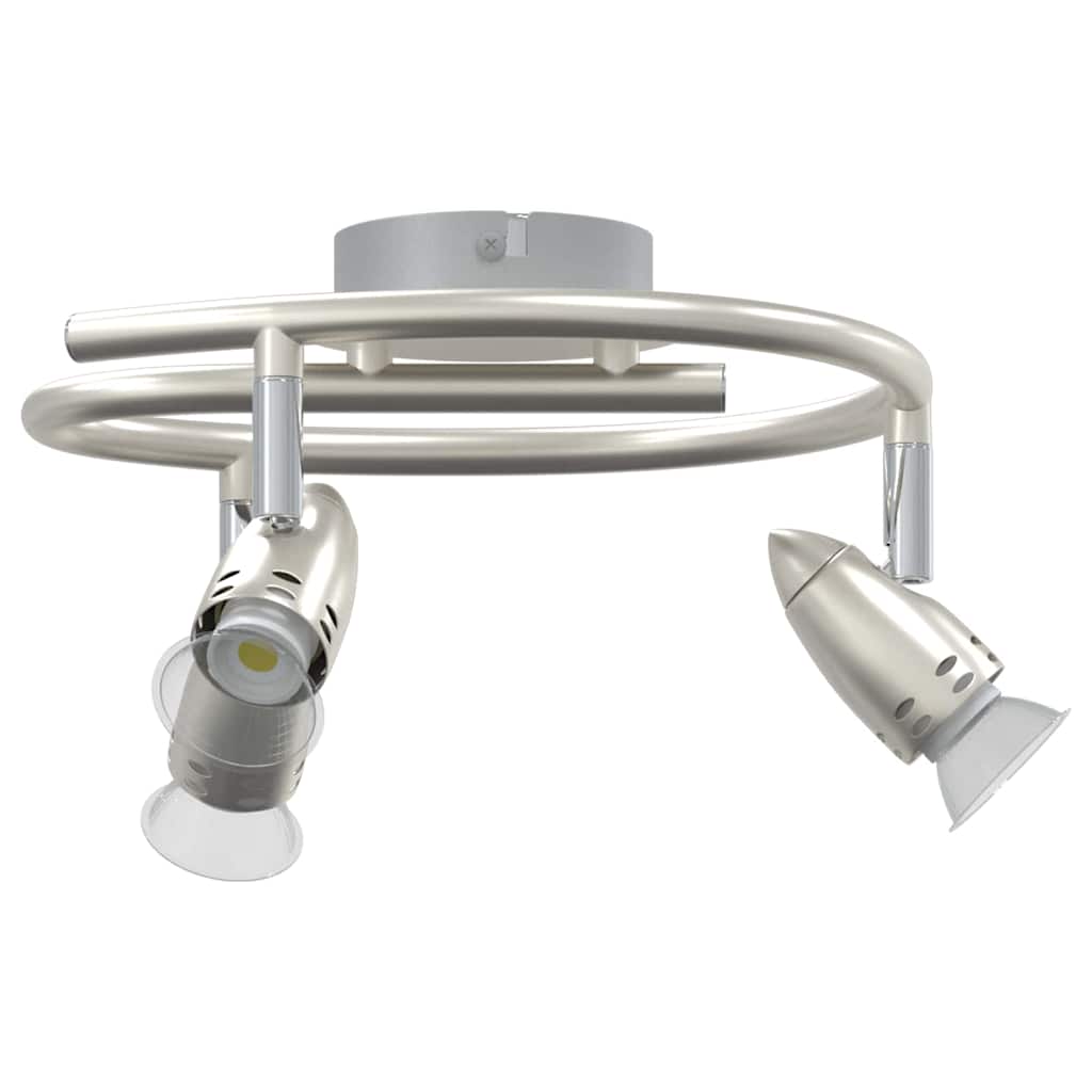 Faretto da soffitto Vidaxx con faretti nichel 27 x 10 x 12 cm in metallo