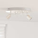 Vidaxl Foco de techo níquel 29 x 29 x 11 cm acero y cristal