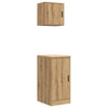 Gabinetes de garaje VidaXL 2 piezas de madera procesada, roble artesanal