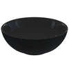 Lavabo Vidaxx ø28x10 cm in ceramica nero lucido