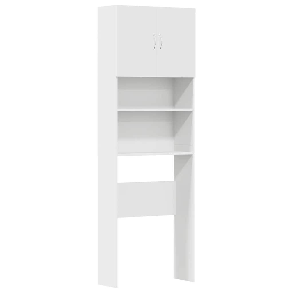 Mueble lavadora Vidaxx 64x24x190 cm acabado madera blanco